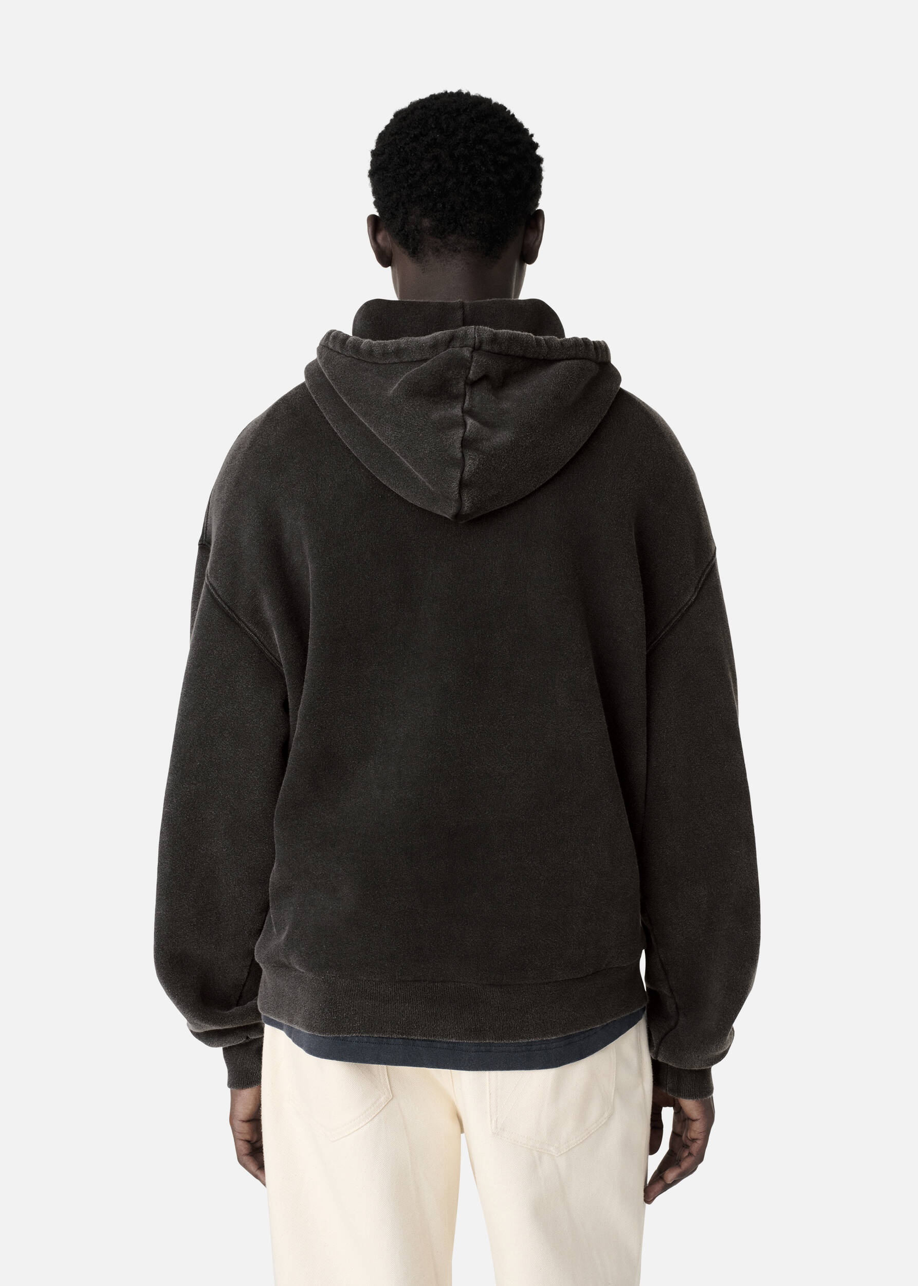 Patch Washed Hoodie - 3