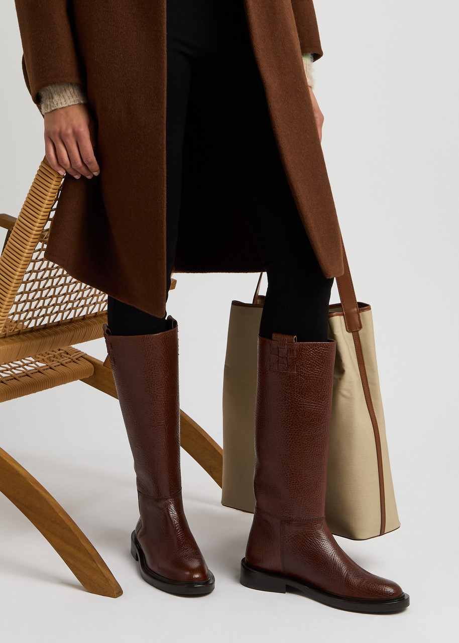 Hereu Anella Leather Knee-high Boots - 5