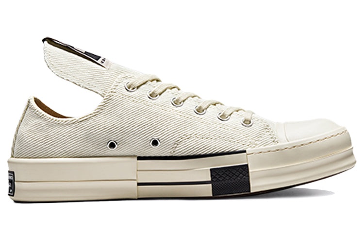 Converse Rick Owens x DRKSHDW DRKSTAR Chuck 70 Low 'Egret' A00134C - 2