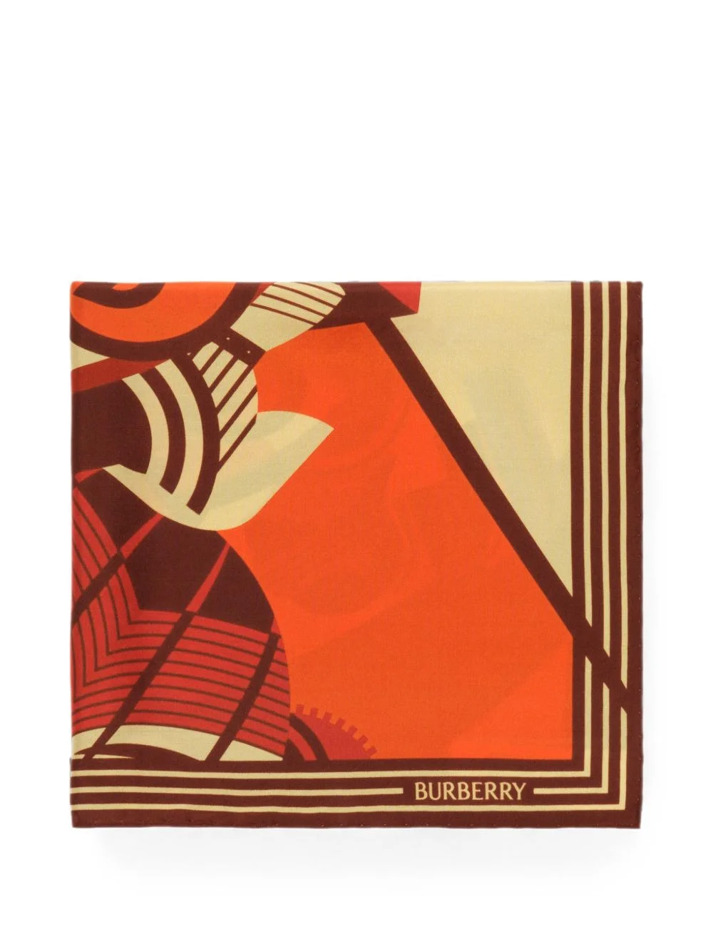 Knight silk scarf - 1