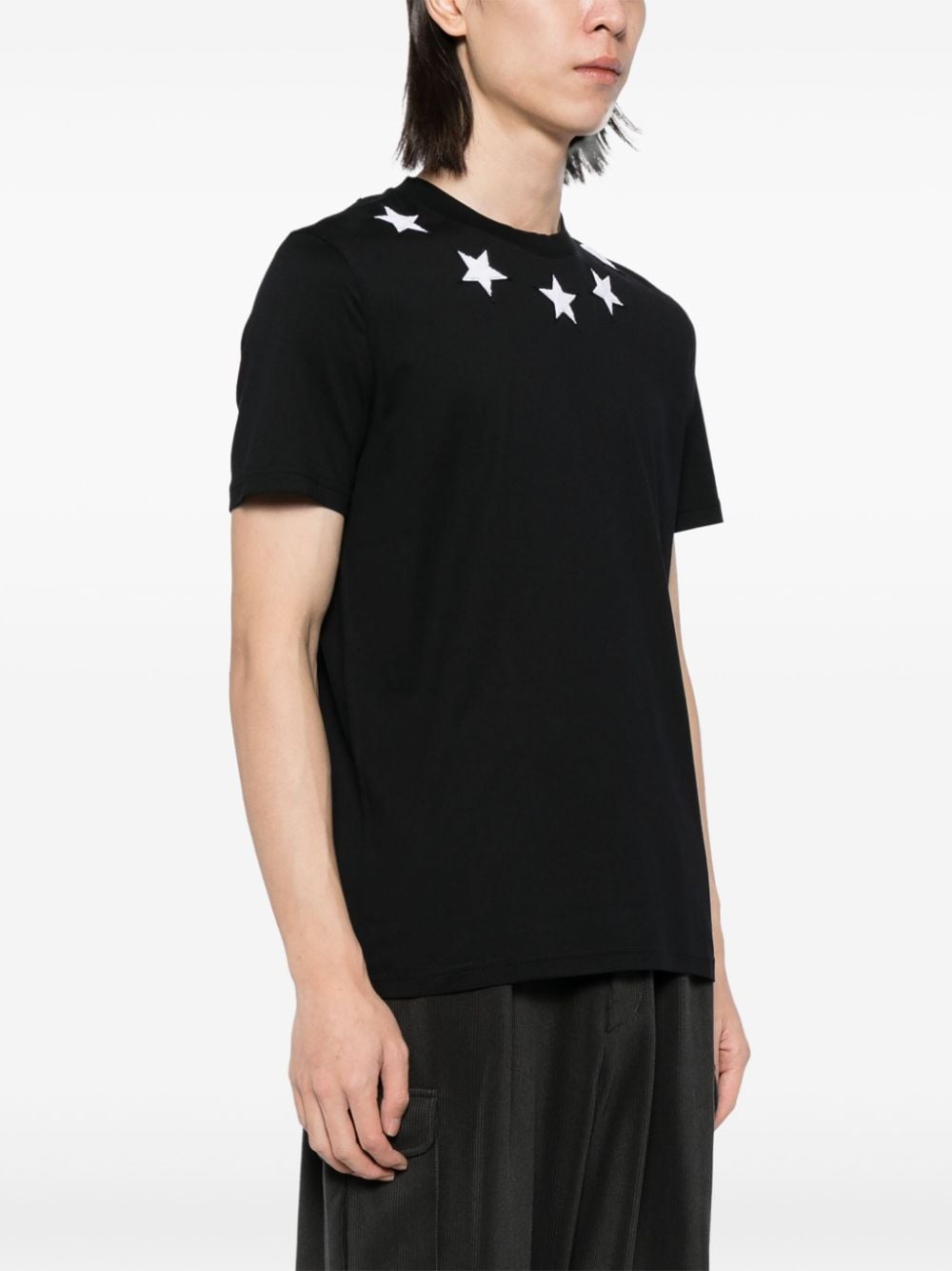 star neckline T-shirt - 3