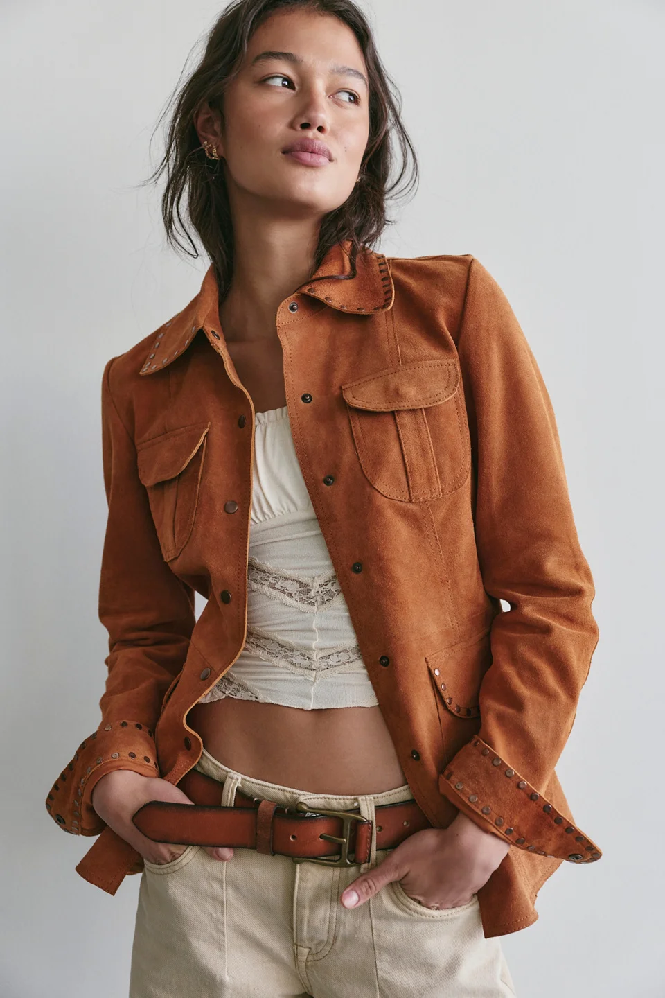 We The Free Carmen Suede Jacket - 1