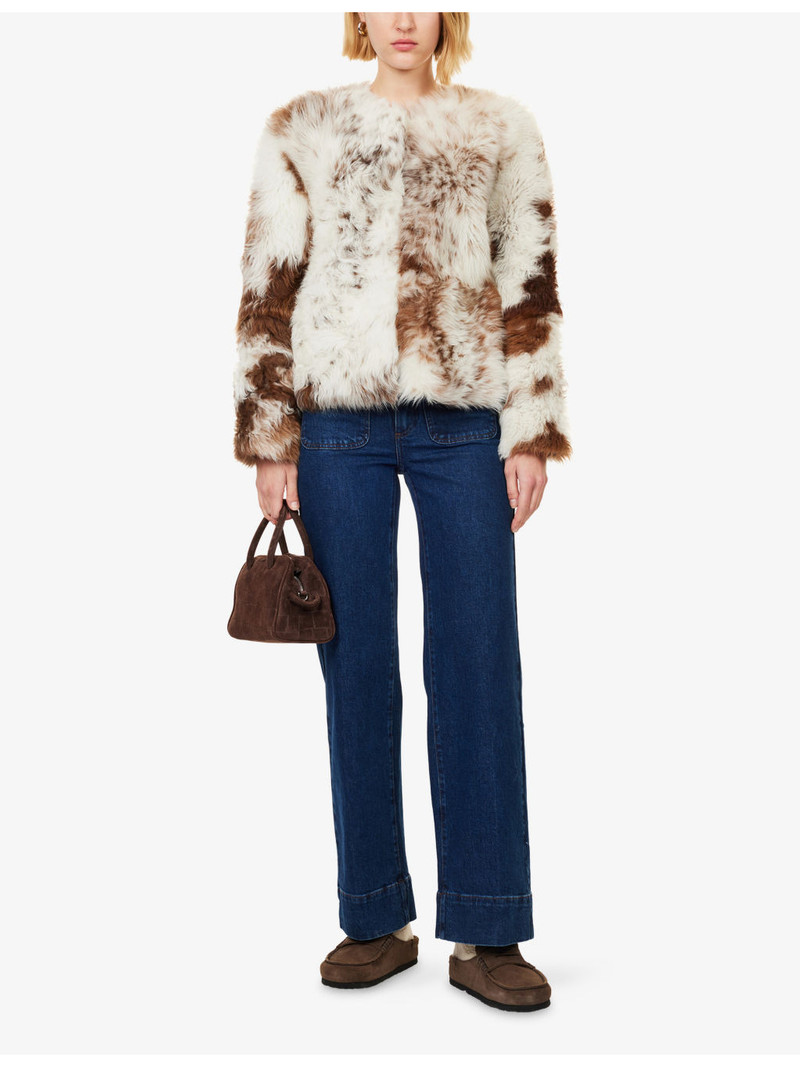 PAIGE "Sasha 34"" Wide-Leg High-Rise Stretch-Denim Jeans" outlook
