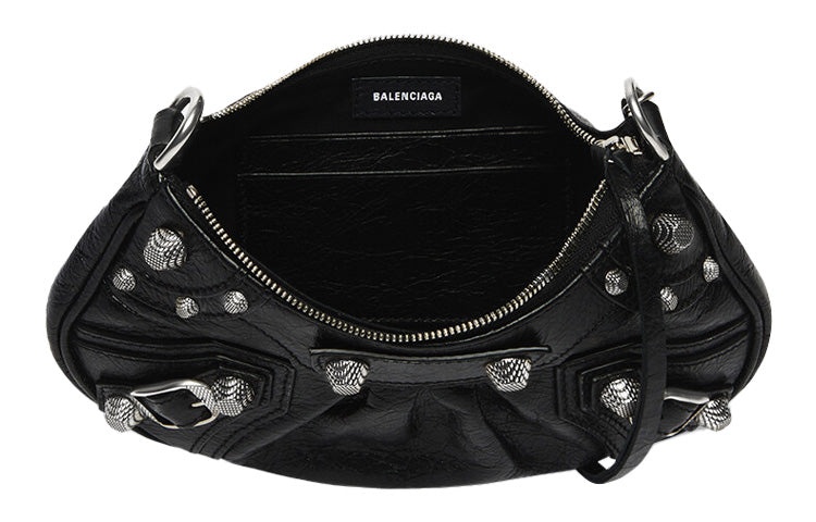 (WMNS) Balenciaga Le Cagole Mini Bag With Chain 'Black' 6958141VG9Y1000 - 4