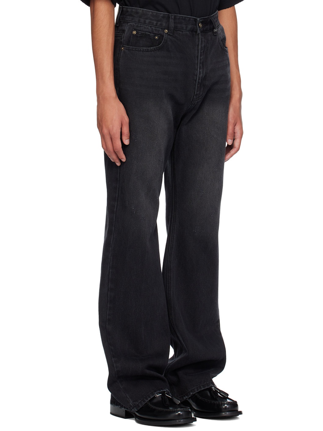 Black Bootcut Jeans - 2