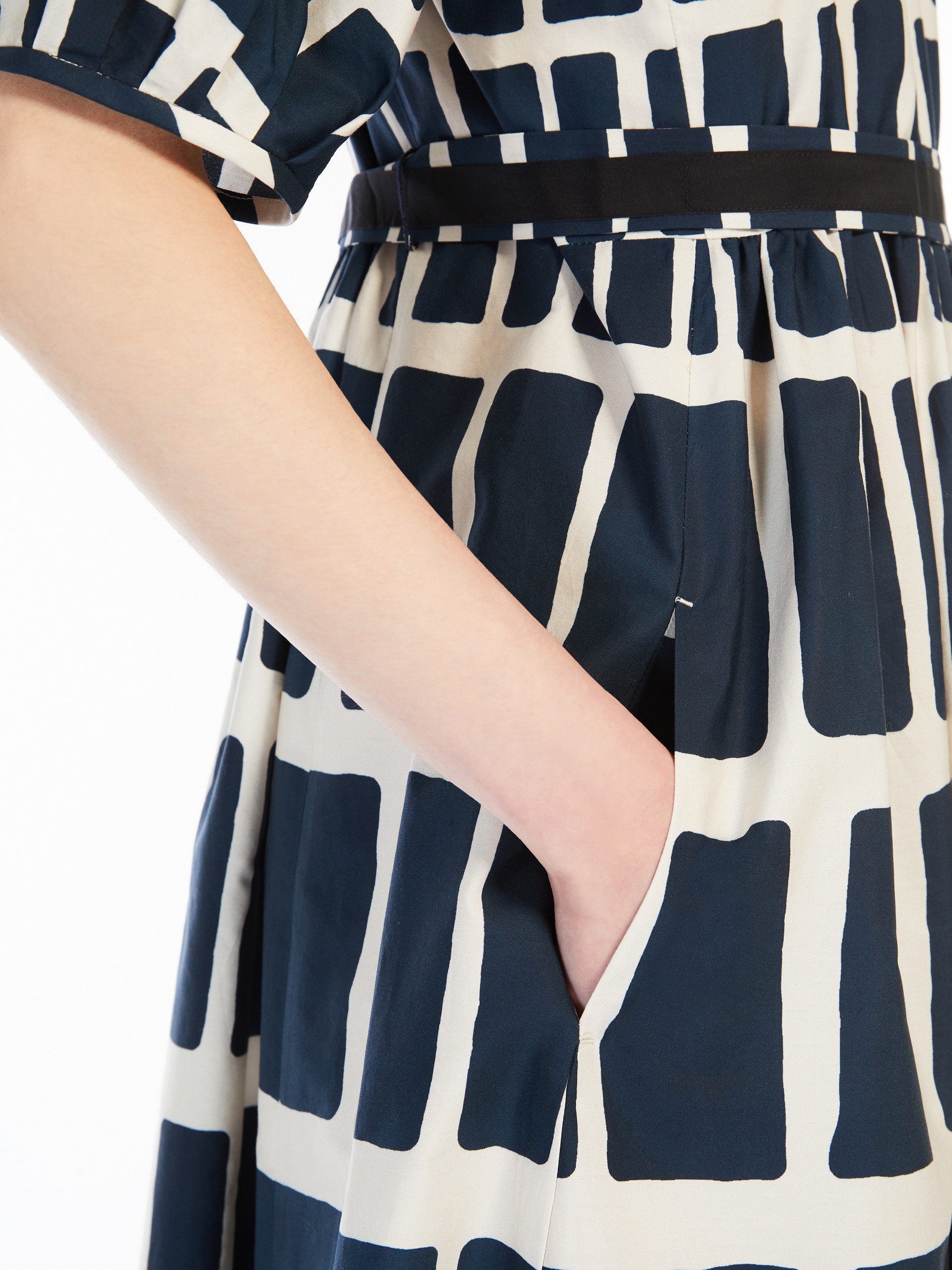 NERINA Midi dress in printed poplin - 6