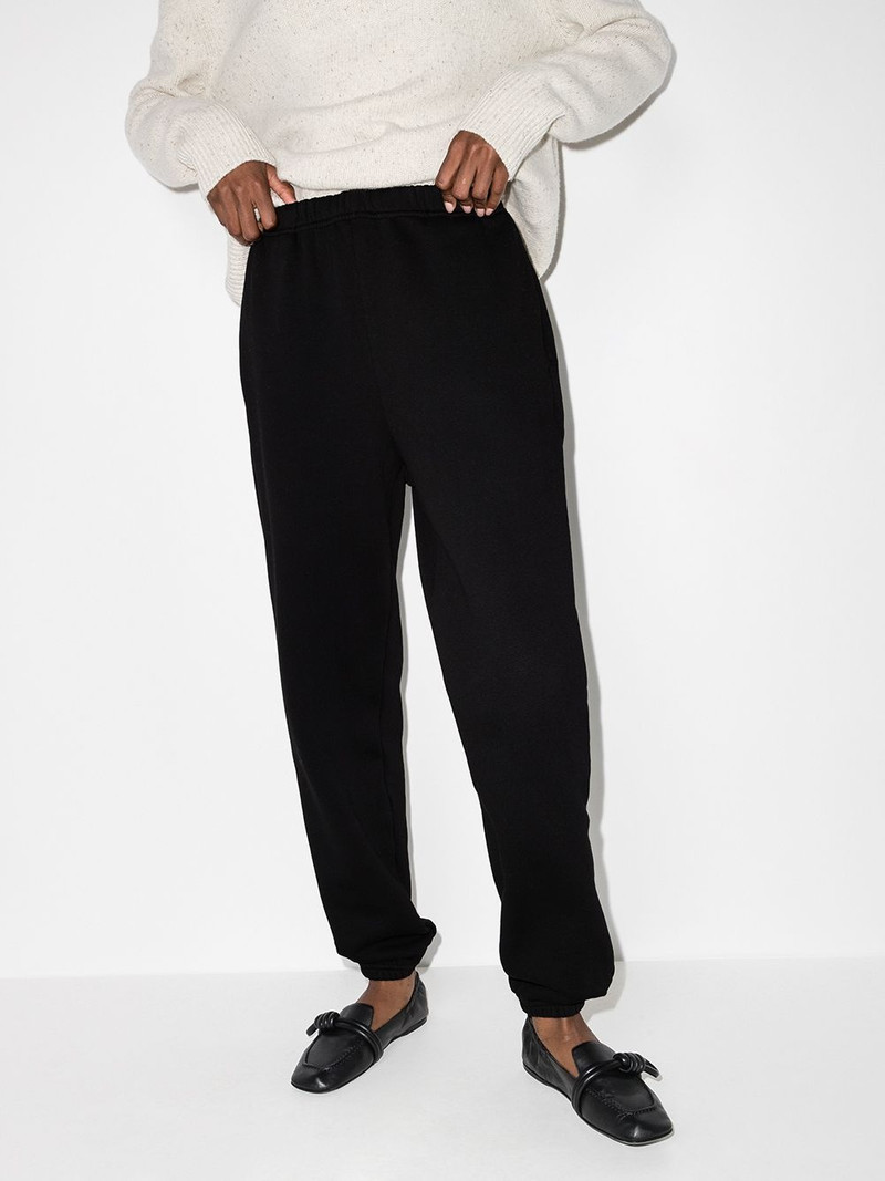 LES TIEN tapered cotton track pants outlook