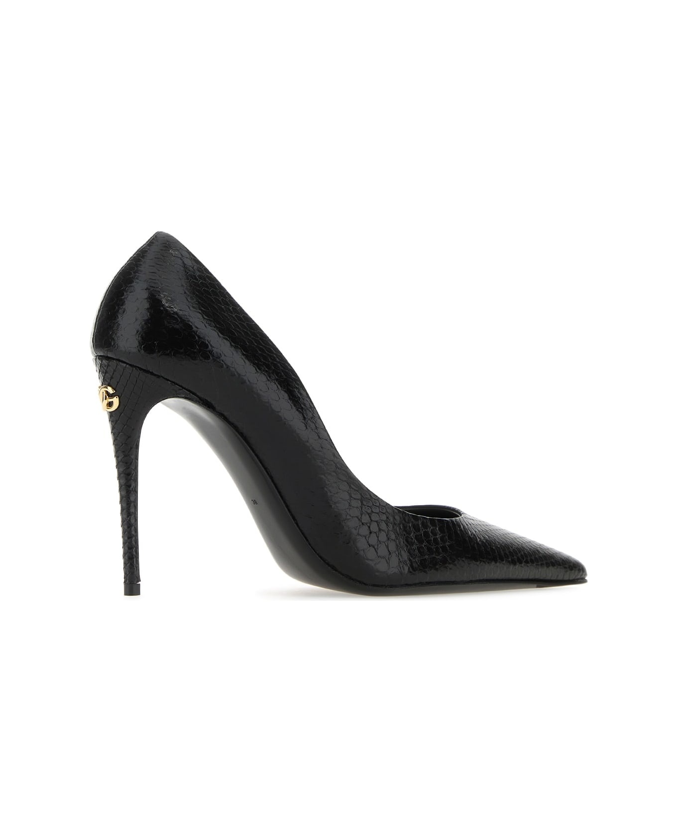 Black Python Pumps - 3