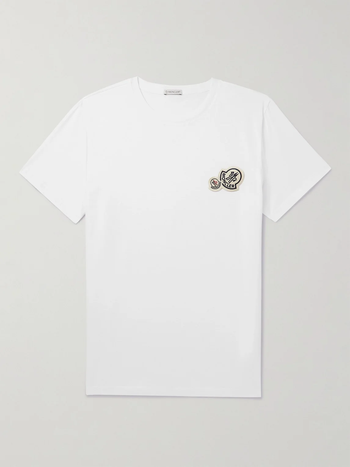 Logo-Appliquéd Cotton-Jersey T-Shirt - 1