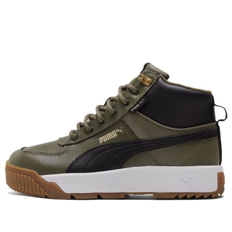 PUMA Tarrenz SB Breathable Stay Warm Non-Slip Mid Tops Casual Skateboarding Shoes Unisex Green 37055 - 1