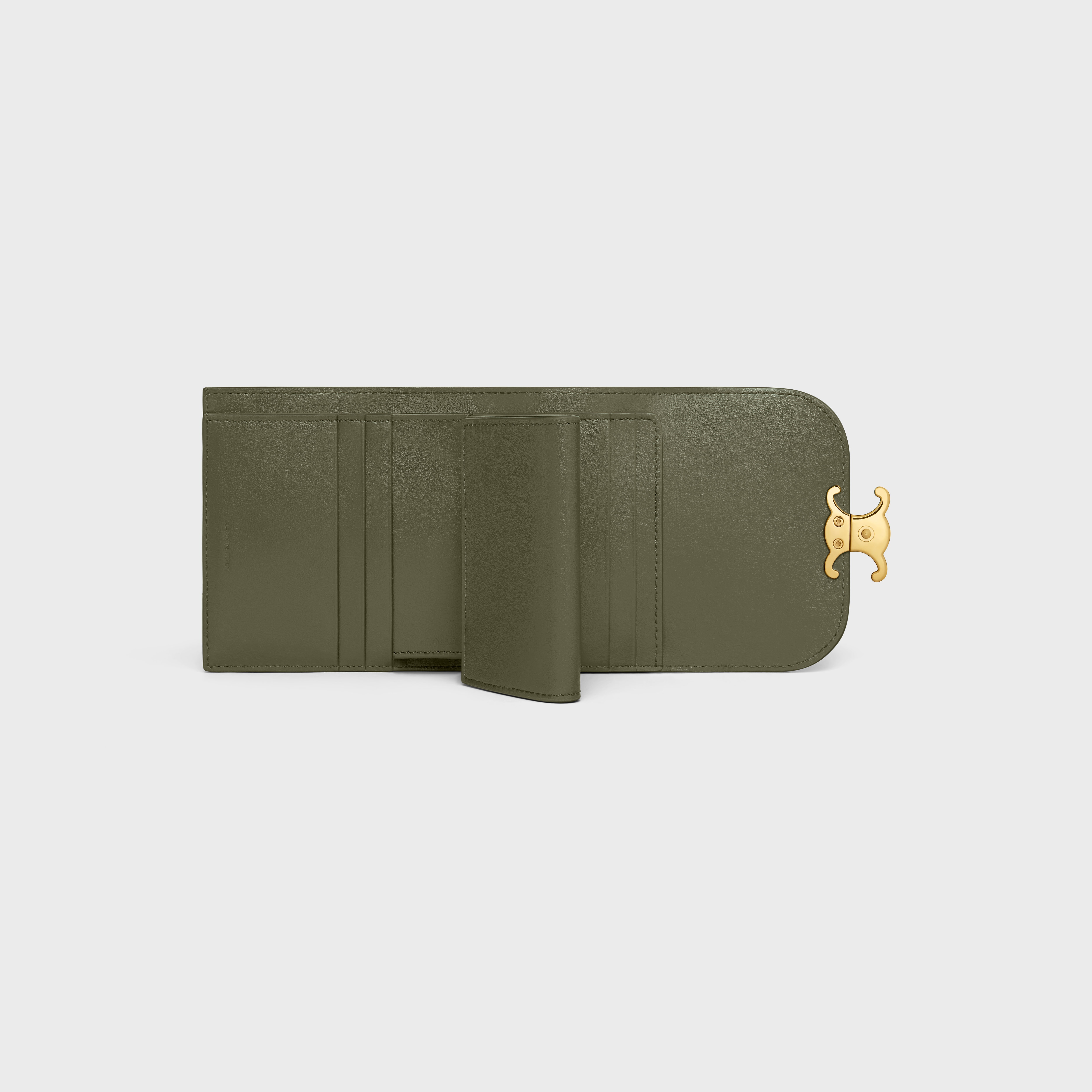 Small Wallet TRIOMPHE in Shiny calfskin - 4