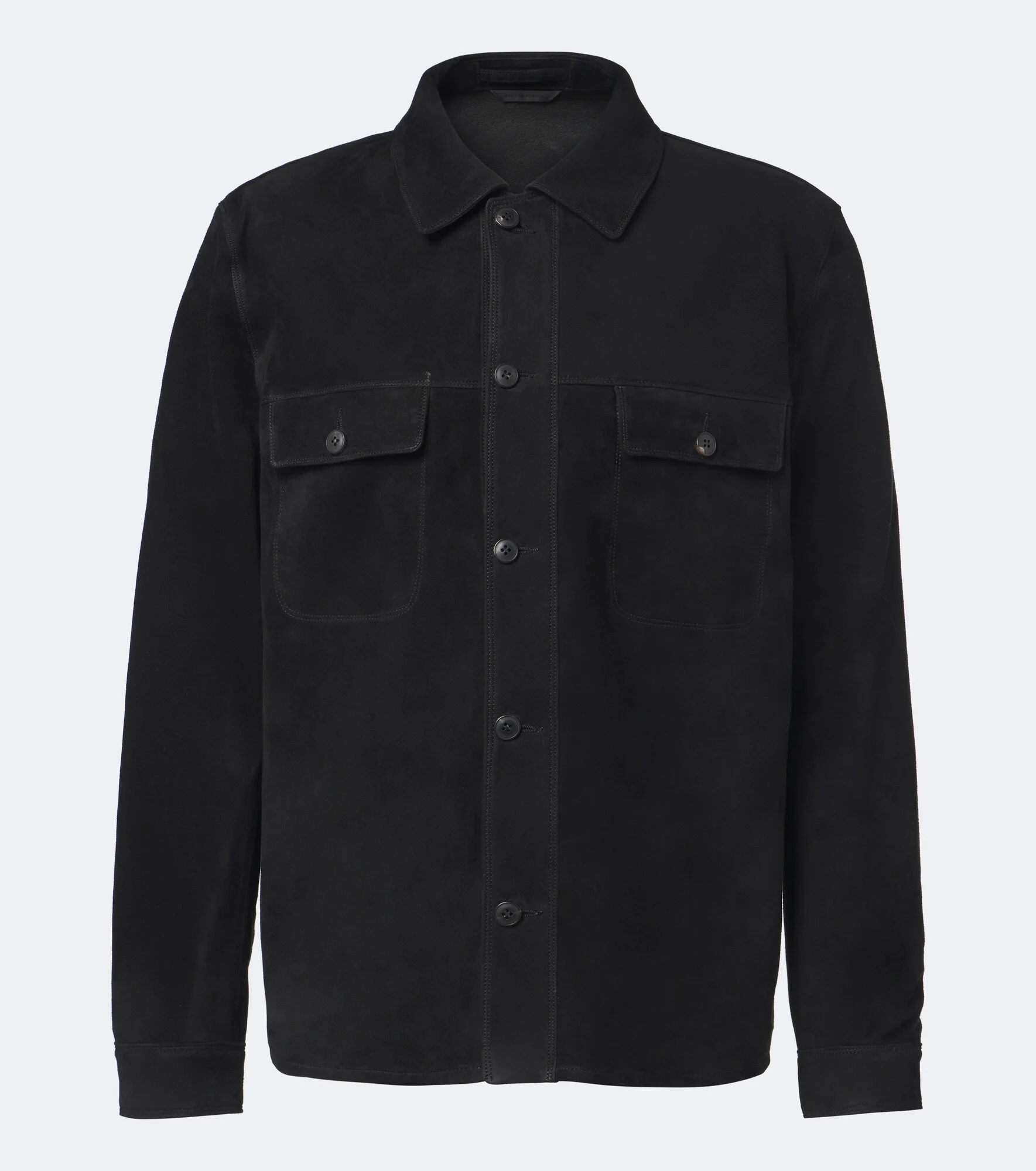 Suede overshirt - 1