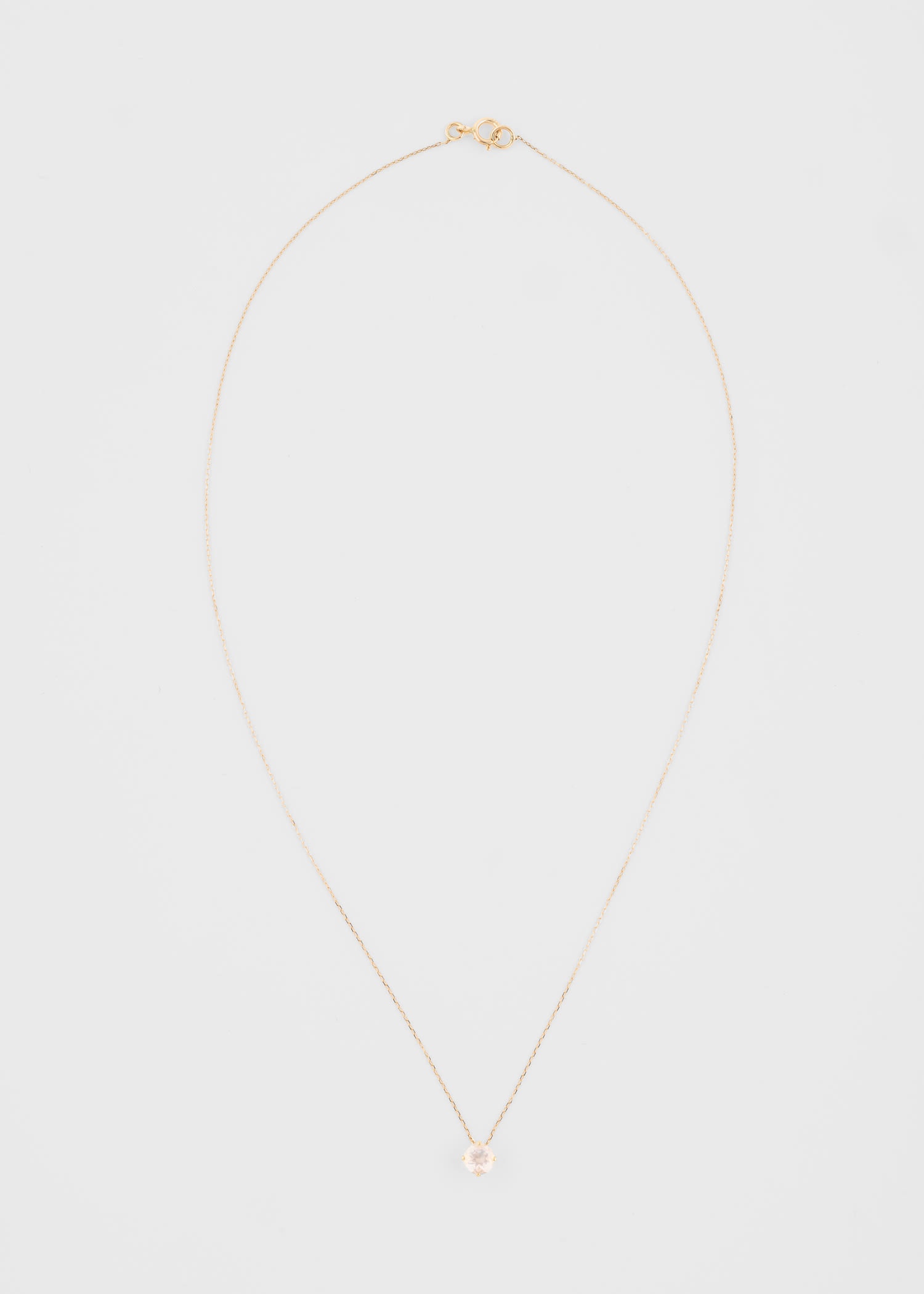 'Taida' Pink Quartz Necklace by Helena Rohner - 2