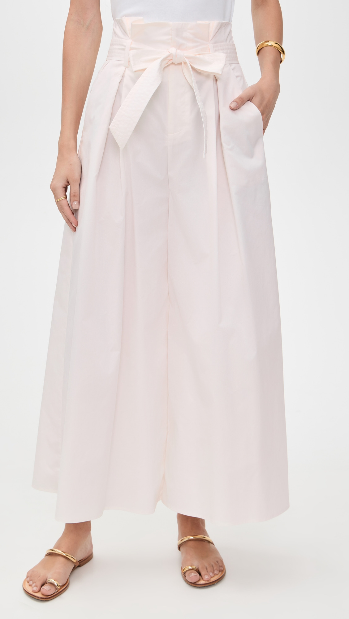 Lowen Paperbag Cropped Pants - 6
