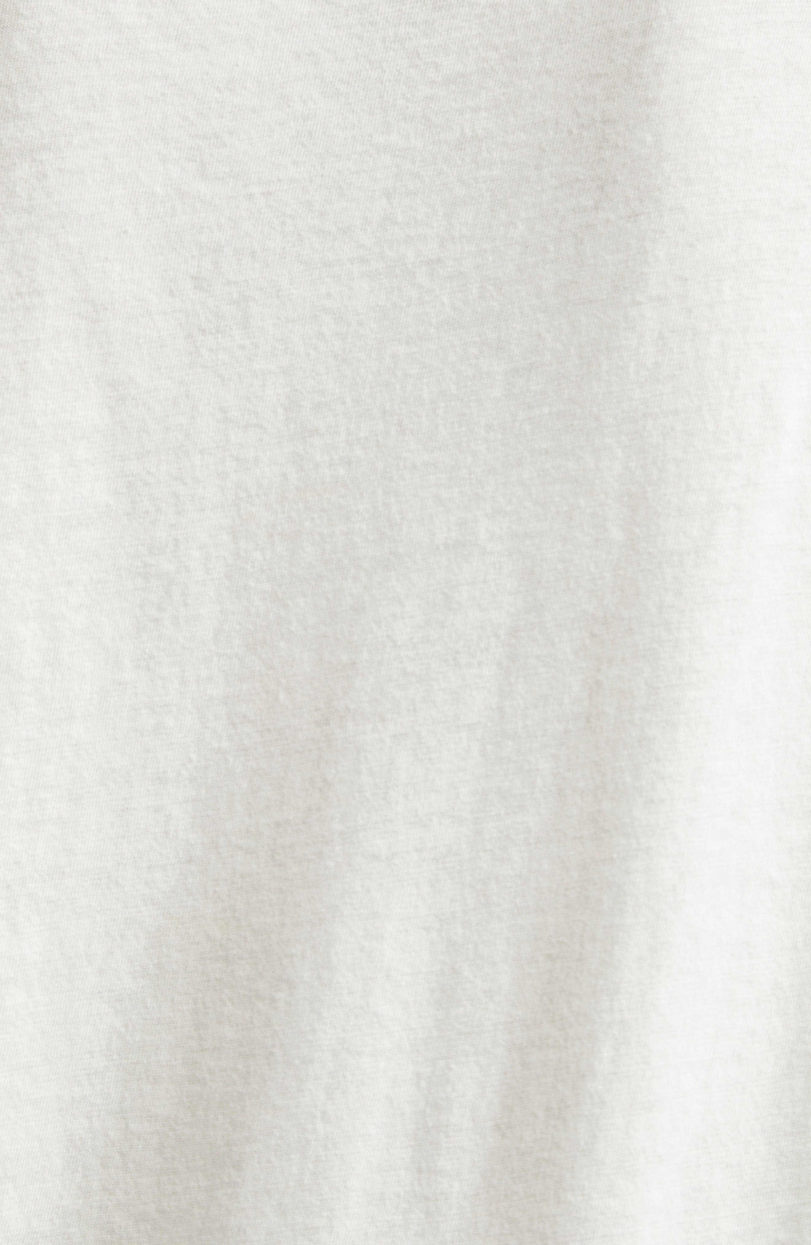 R13 Tight Waist Cotton & Cashmere T-Shirt in White at Nordstrom - 7