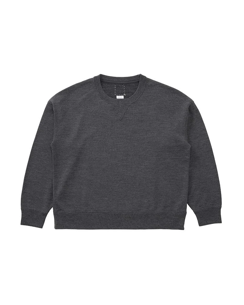 JUMBO SB SWEAT L/S (SUPERFINE) CHARCOAL - 1