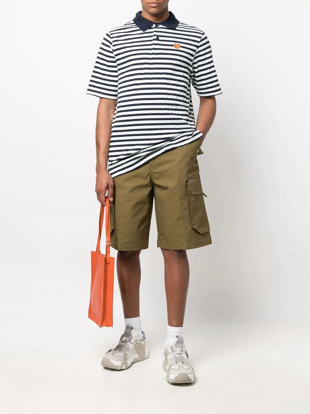 cotton cargo shorts - 2