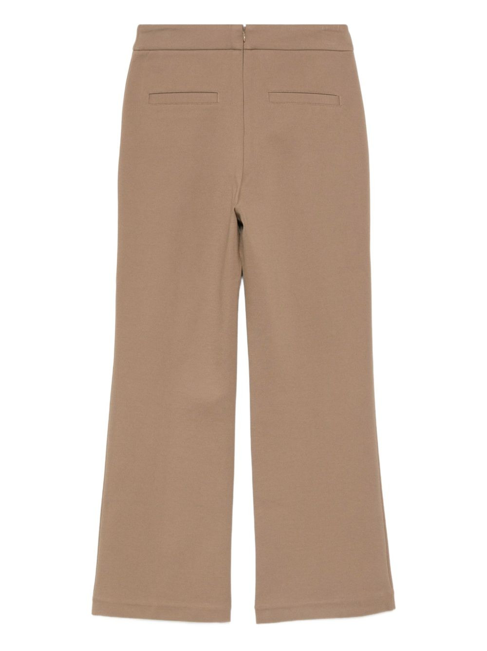 centre-seam flared trousers - 2