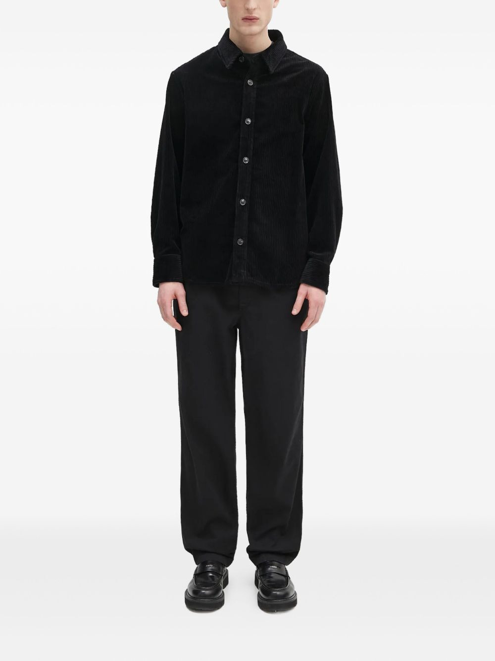 corduroy long-sleeve shirt - 2