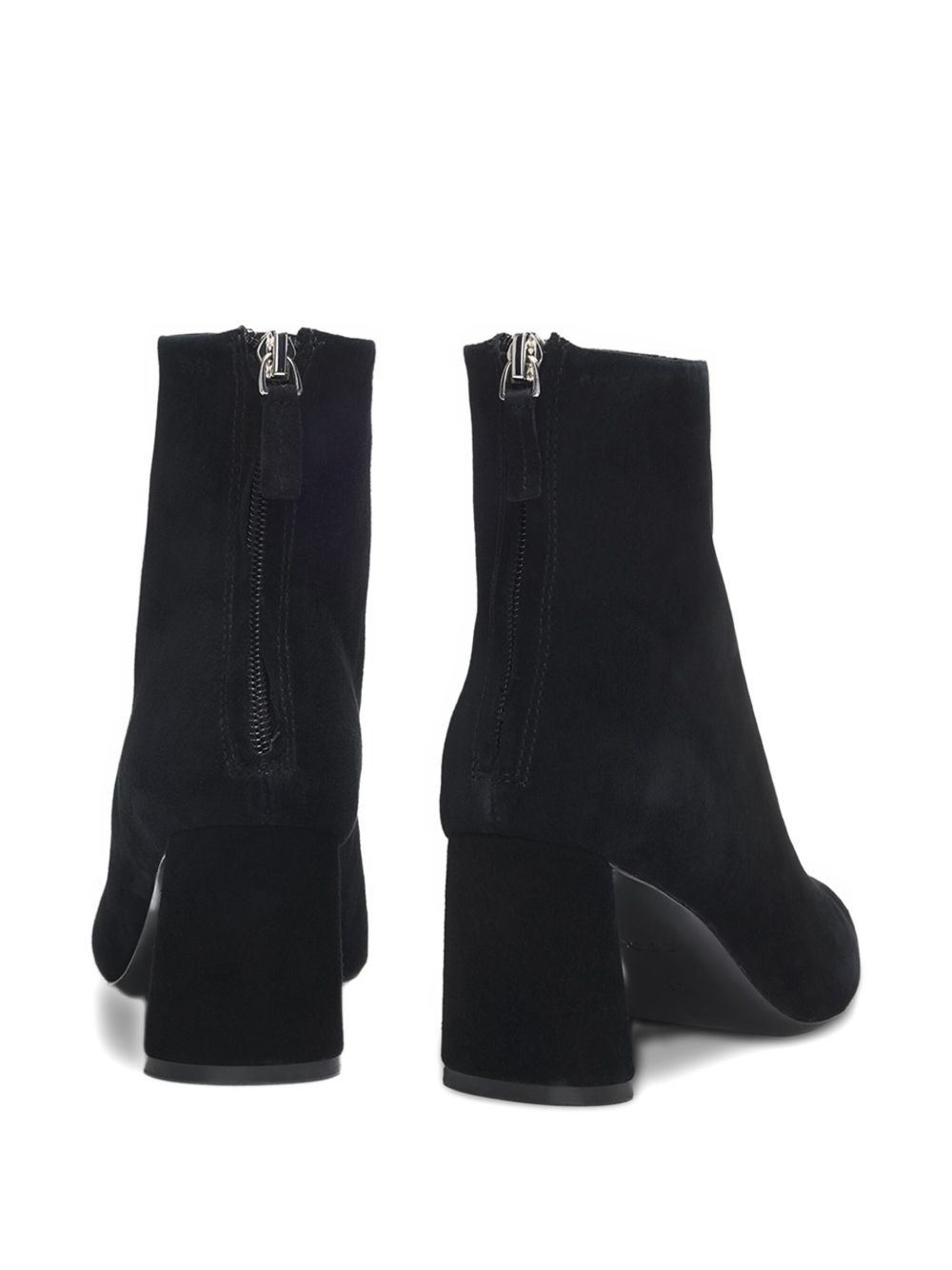 pointed block-heel boots - 3