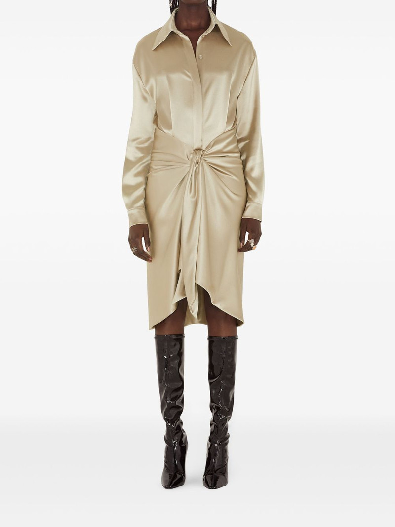 GALVAN satin dress outlook