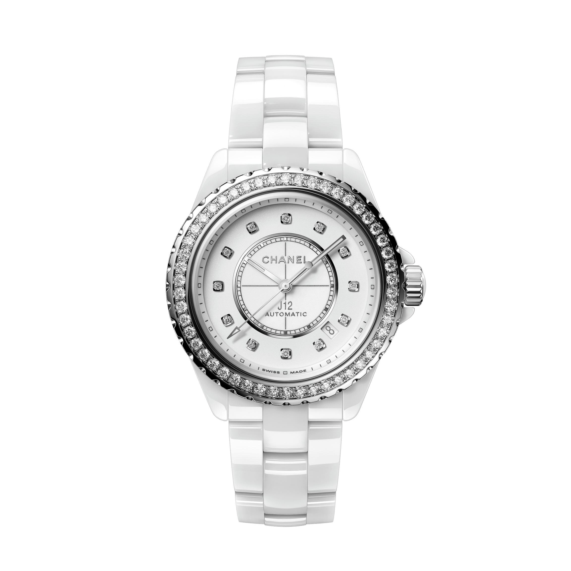 J12 Diamond Bezel Watch Caliber 12.1, 38 mm - 1