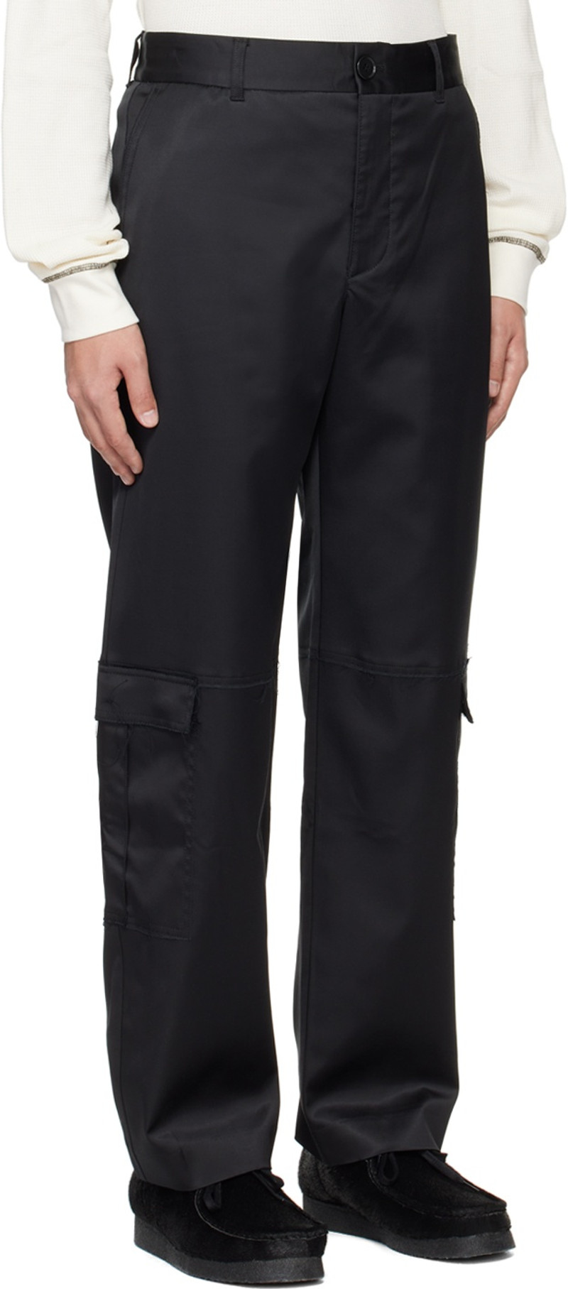 Wood Wood Black Yves Cargo Pants outlook