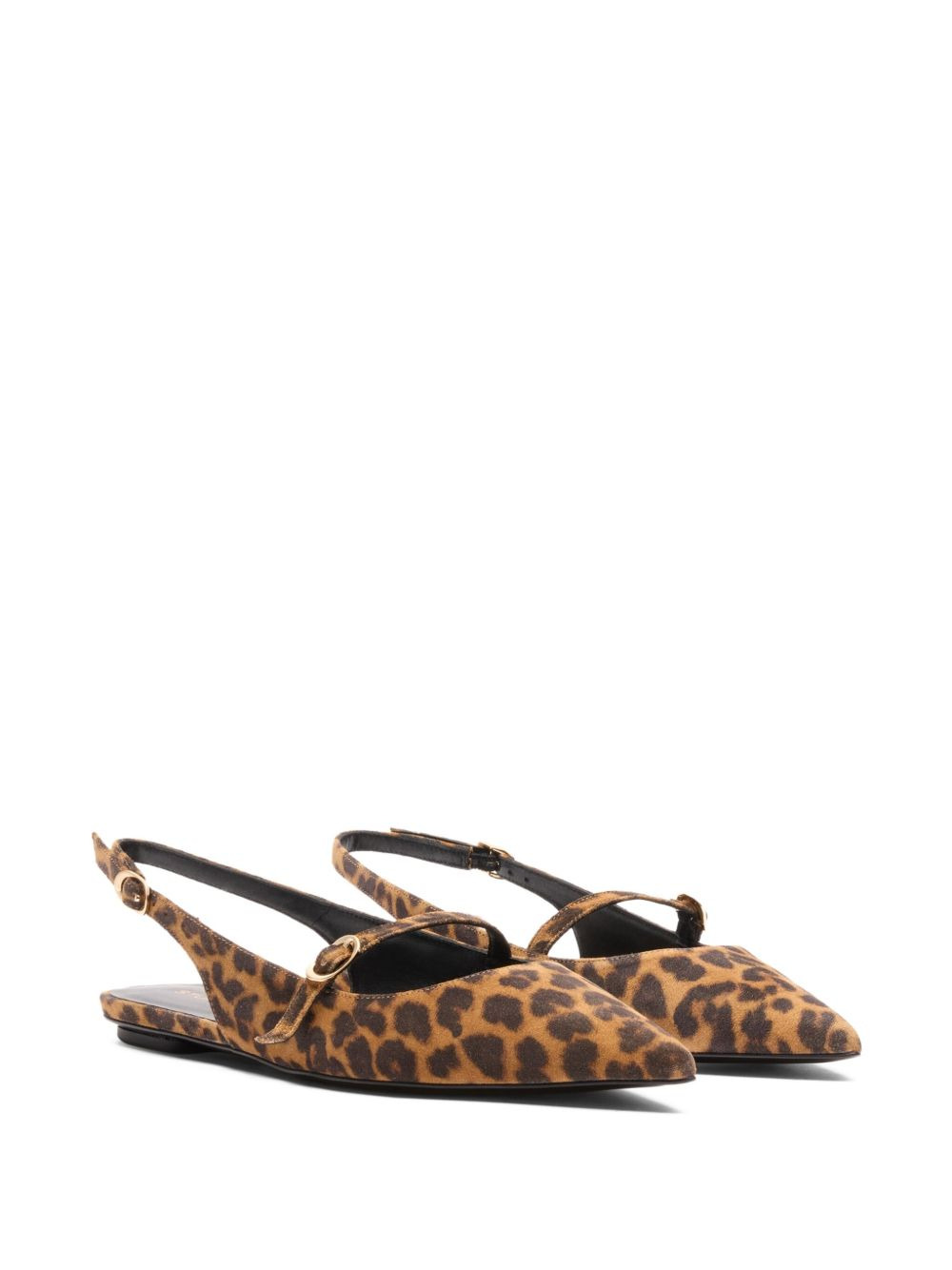 Emilia slingback pointed-toe flat pumps - 2