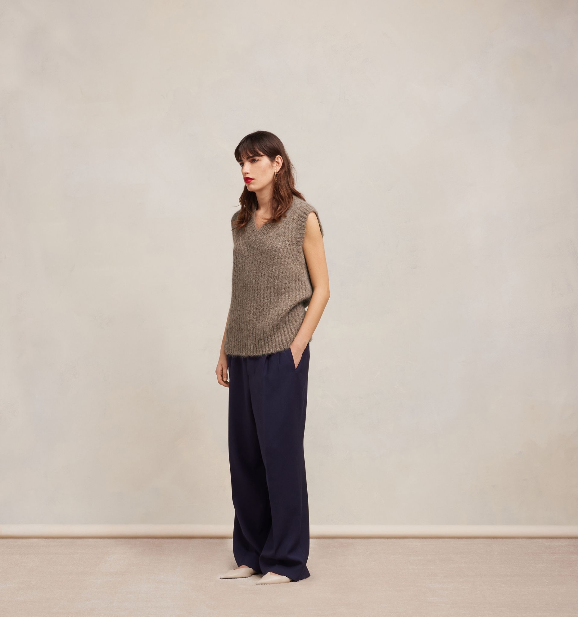 Ribbed Chunky Sweater - 5