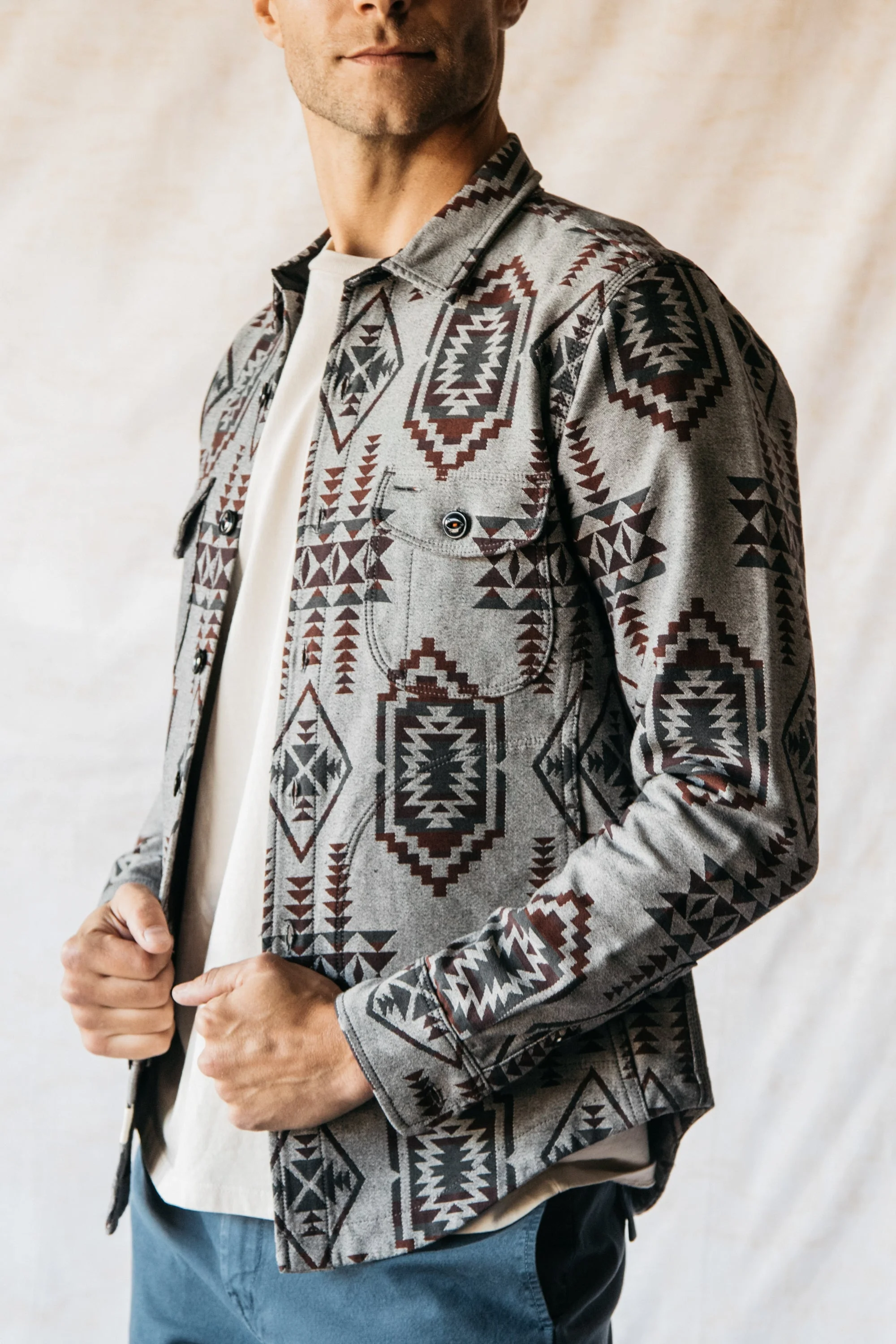 The Anvil Jacquard Jacket - Gray - 1