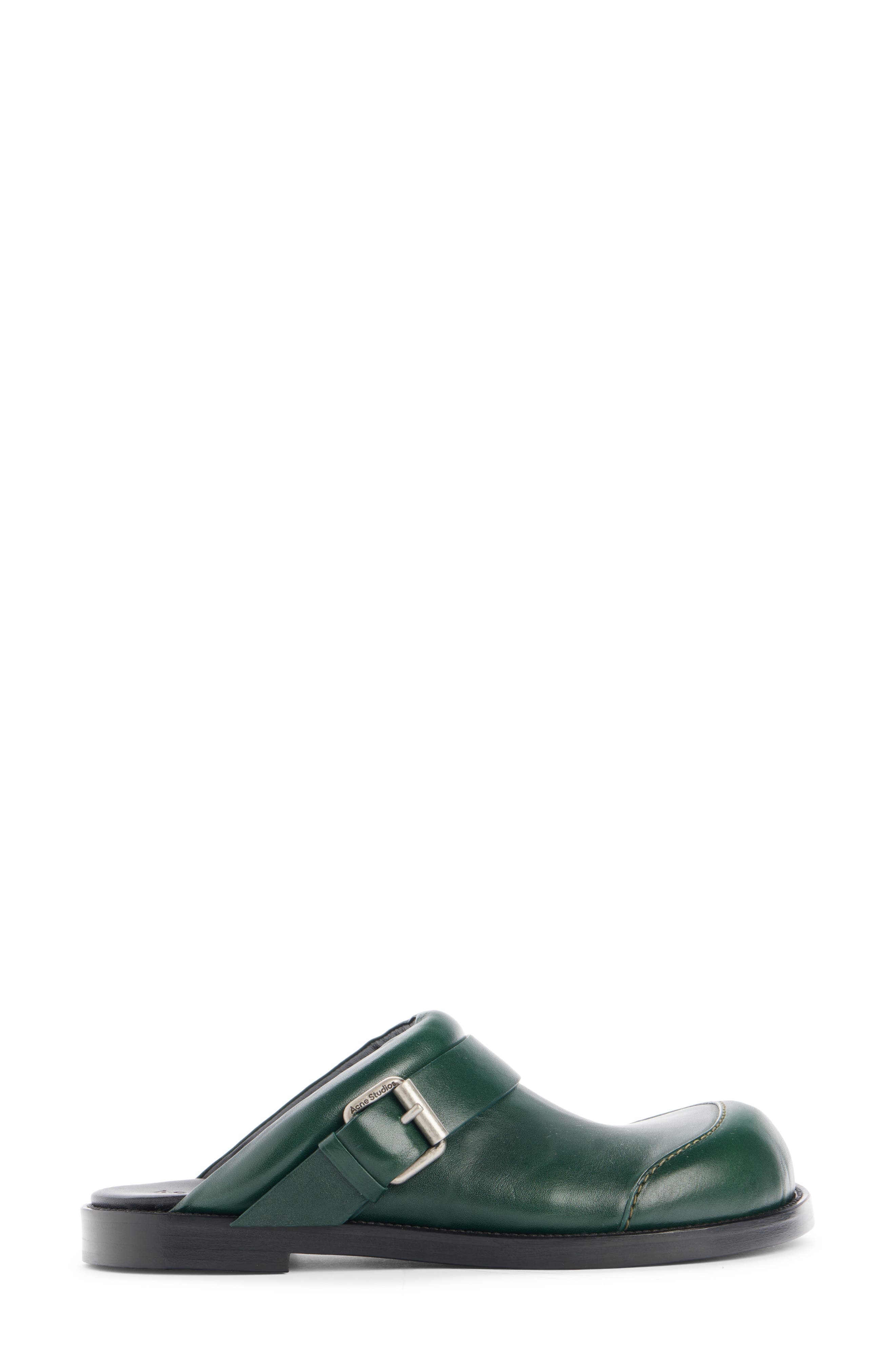 Acne Studios Beshay Clog in Olive Green at Nordstrom - 3