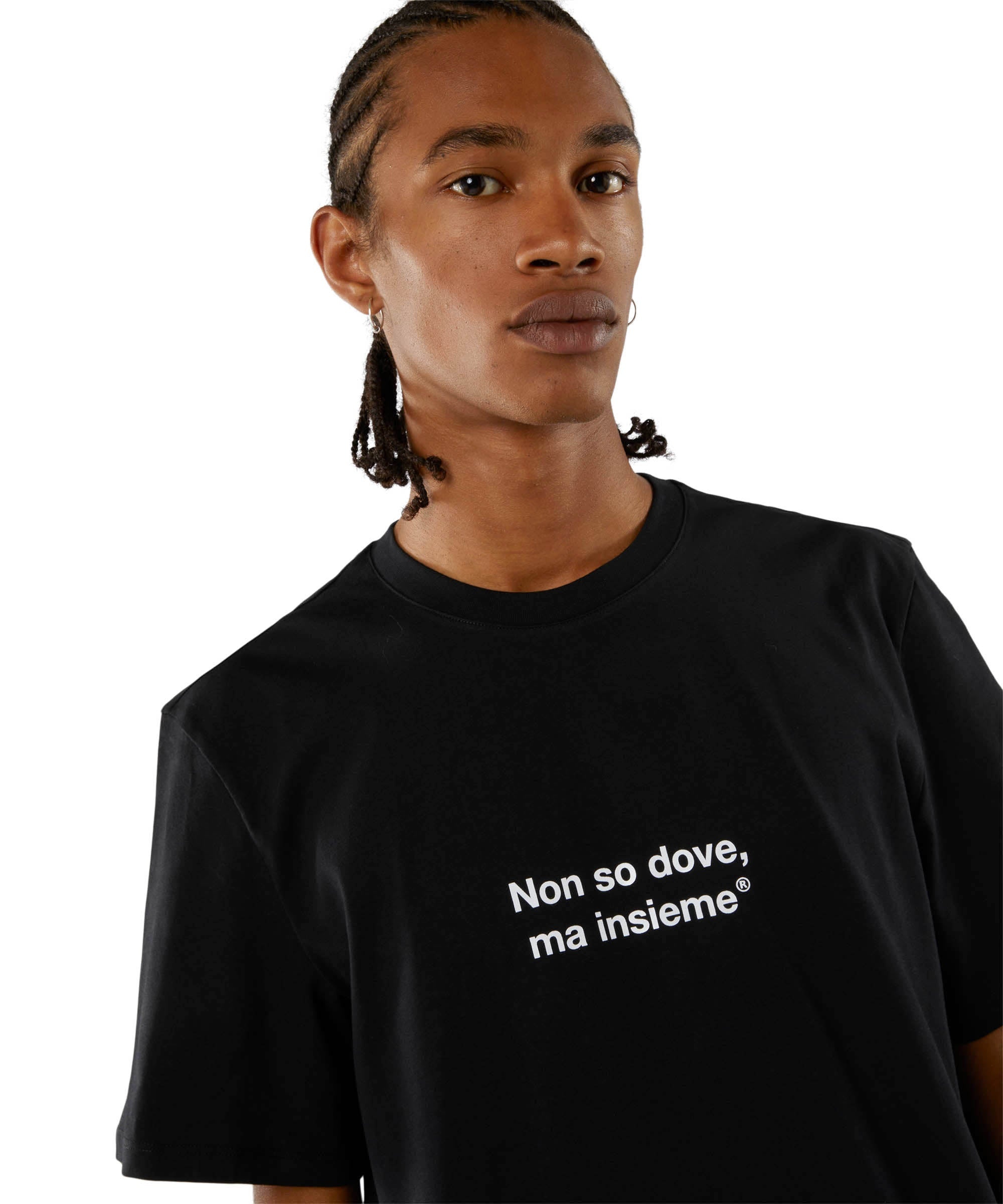 T-shirt quote "Non so dove, ma insieme" - 8