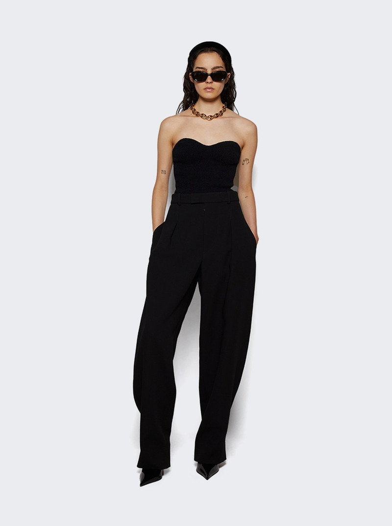 WARDROBE.NYC Knit Bandeau Black outlook