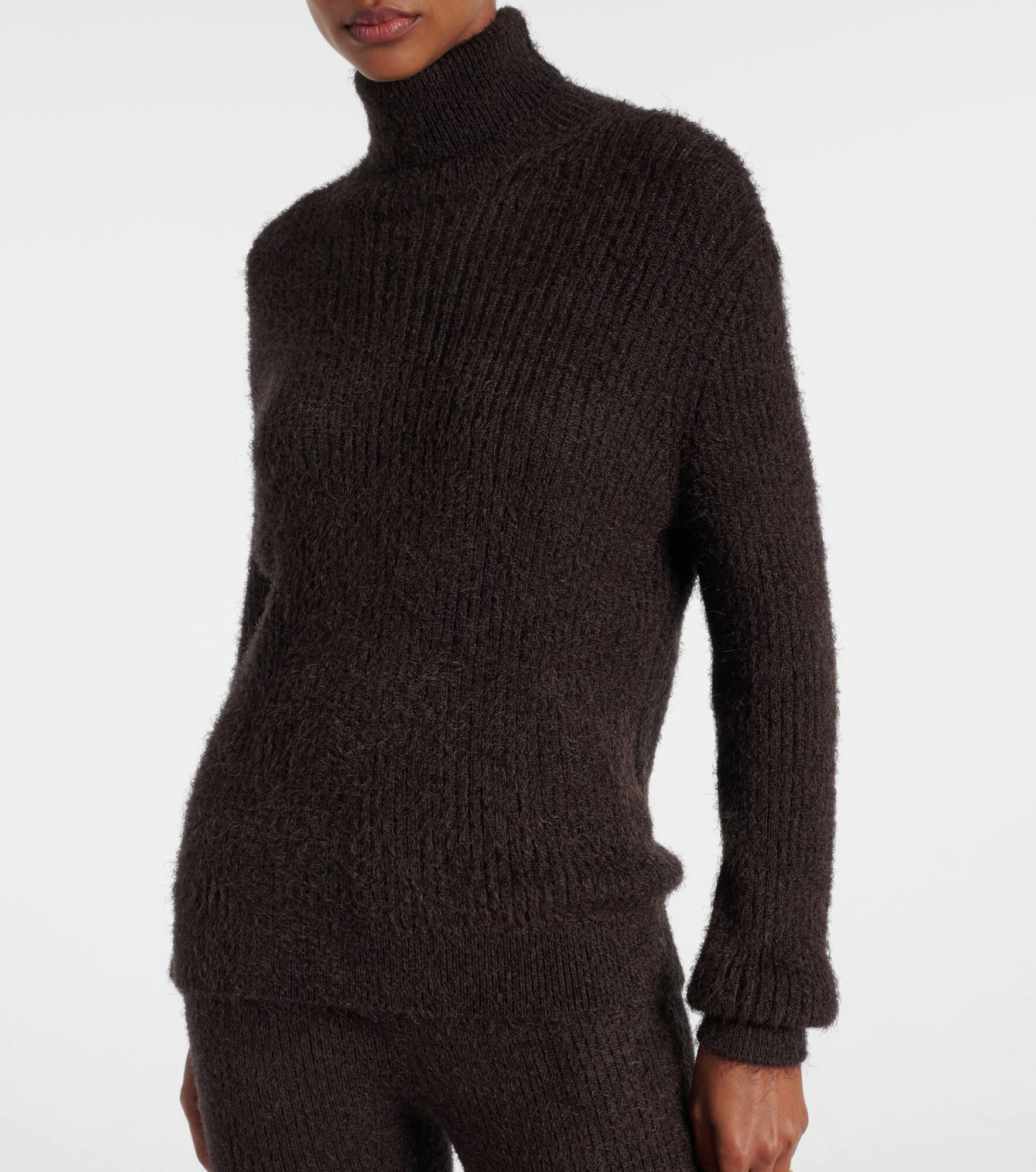 Turtleneck wool sweater - 5
