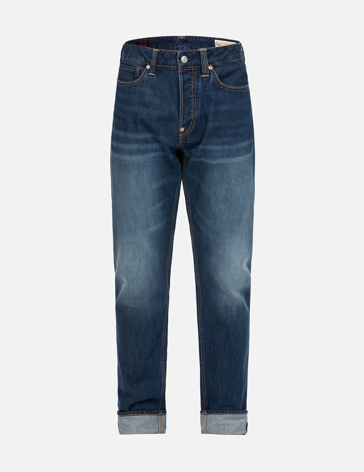 Seagull and Kamon Embossed Carrot Fit Jeans #2017 - 1
