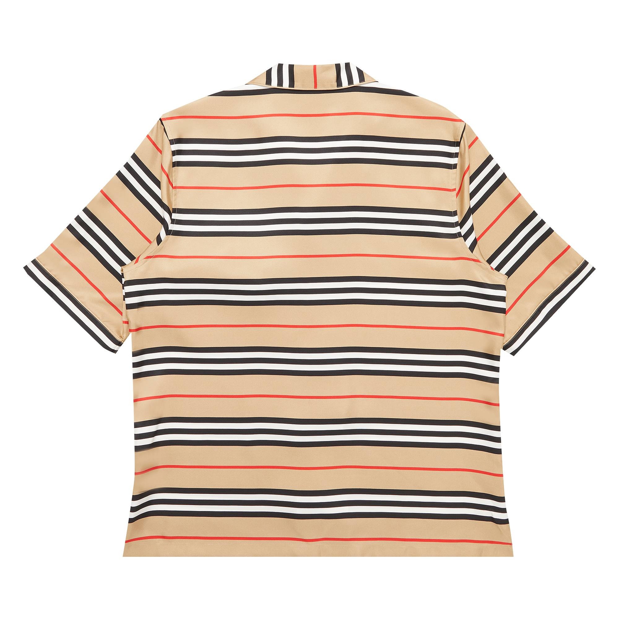 Supreme x Burberry Icon Stripe Silk Pyjama Shirt (Burberry Exclusive) 'Dusty Pink' - 2