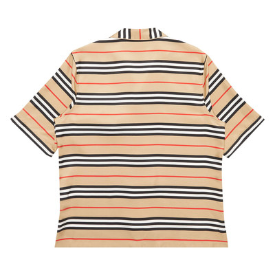 Supreme Supreme x Burberry Icon Stripe Silk Pyjama Shirt (Burberry Exclusive) 'Dusty Pink' outlook