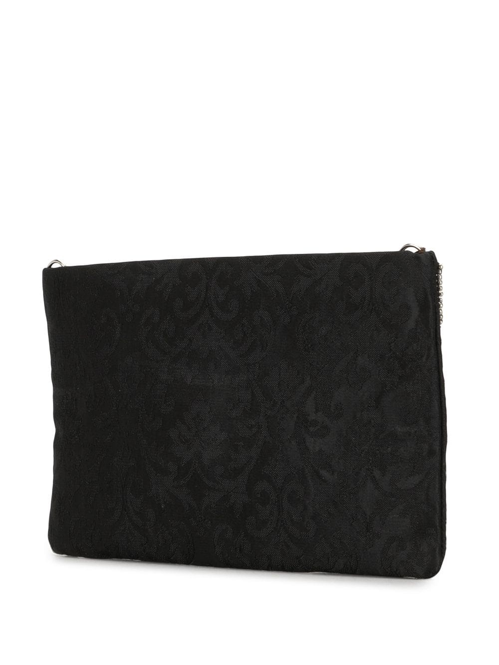 satin embellished clutch - 3