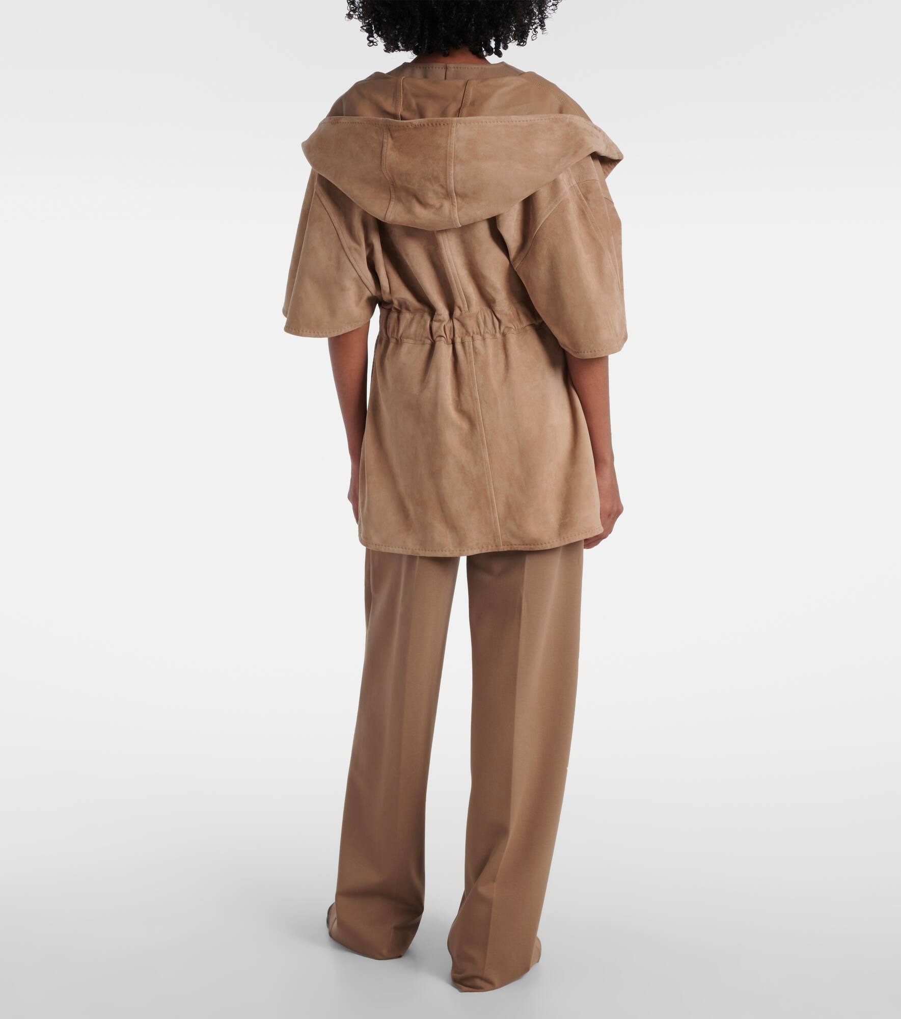 Chiffon suede wrap jacket - 3