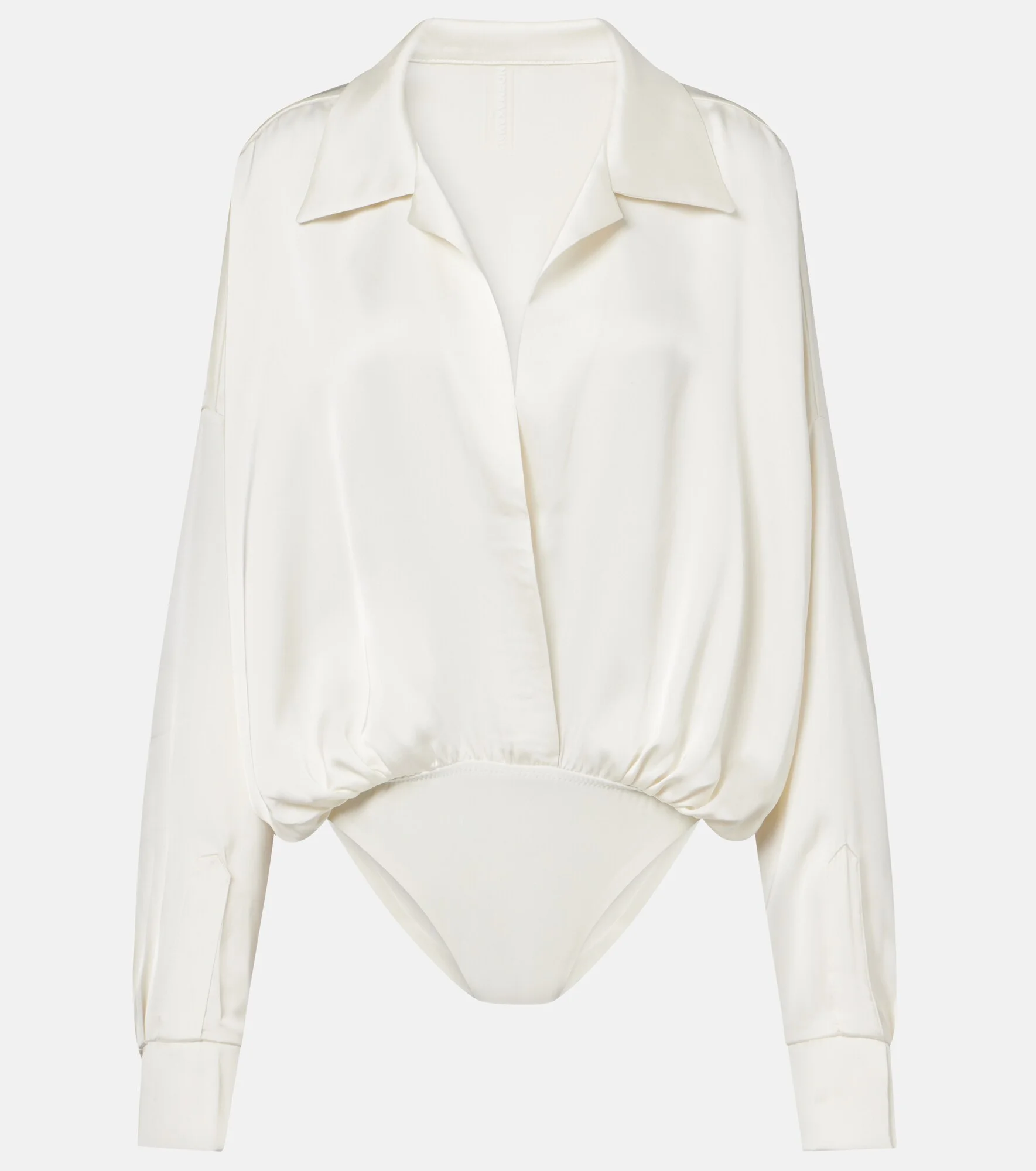 Oversized satin bodysuit - 1