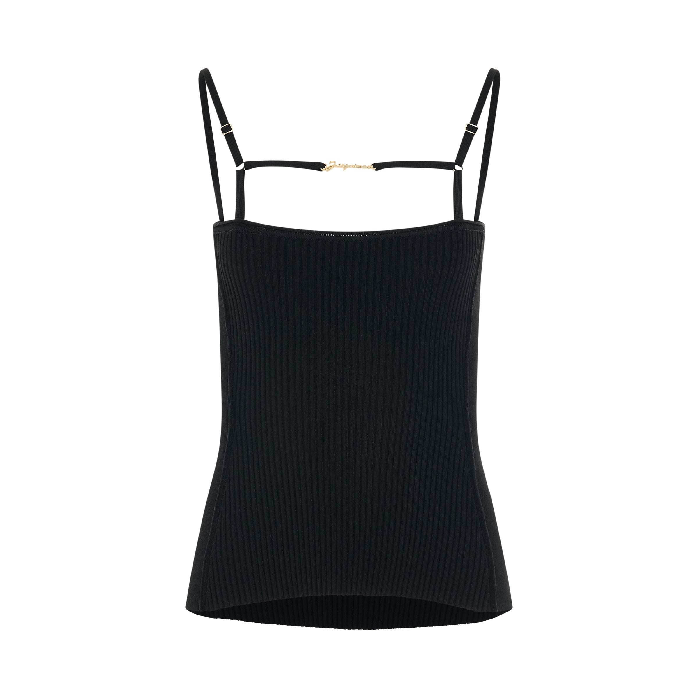 Sierra Sleeveless Lingerie Top in Black - 1