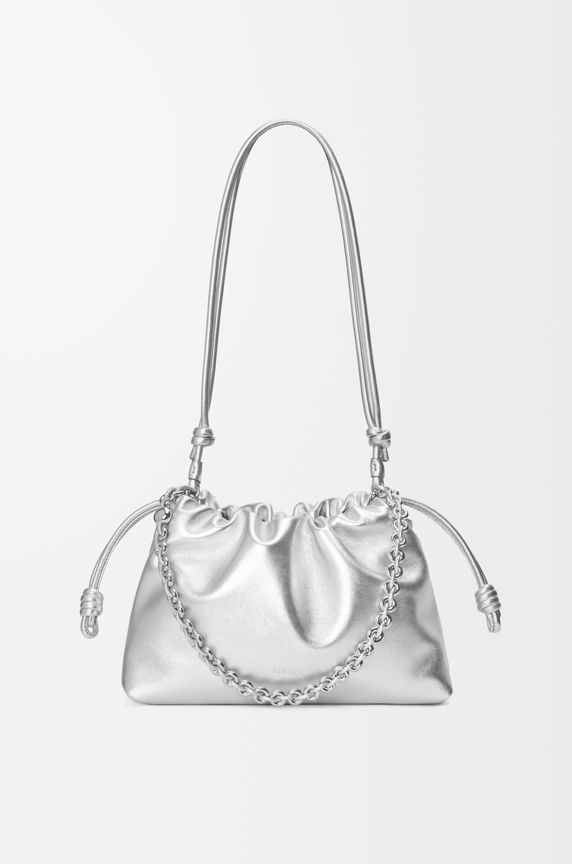 Medium Flamenco purse in laminated lambskin - 8