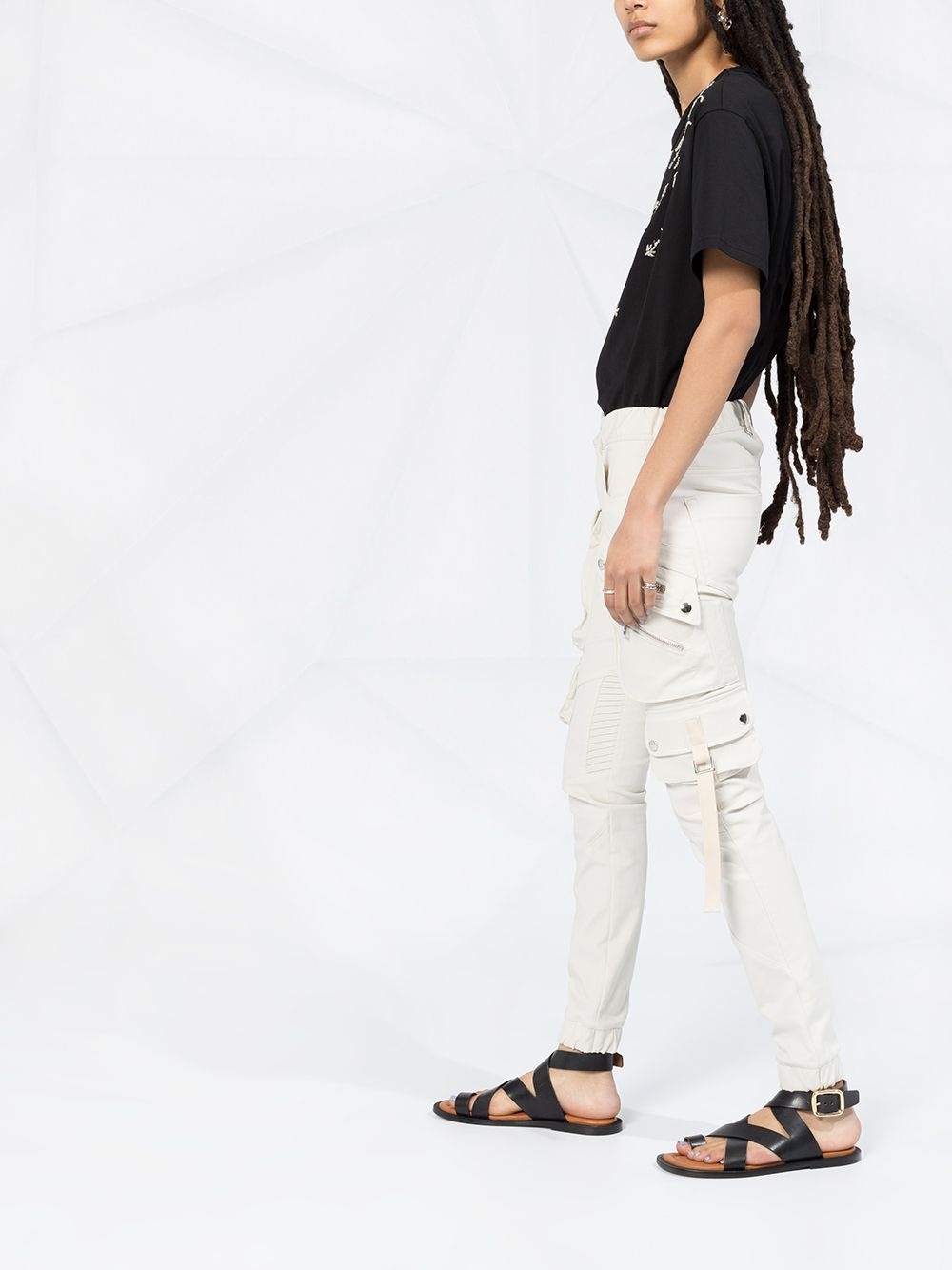 skinny fit cargo jeans - 4