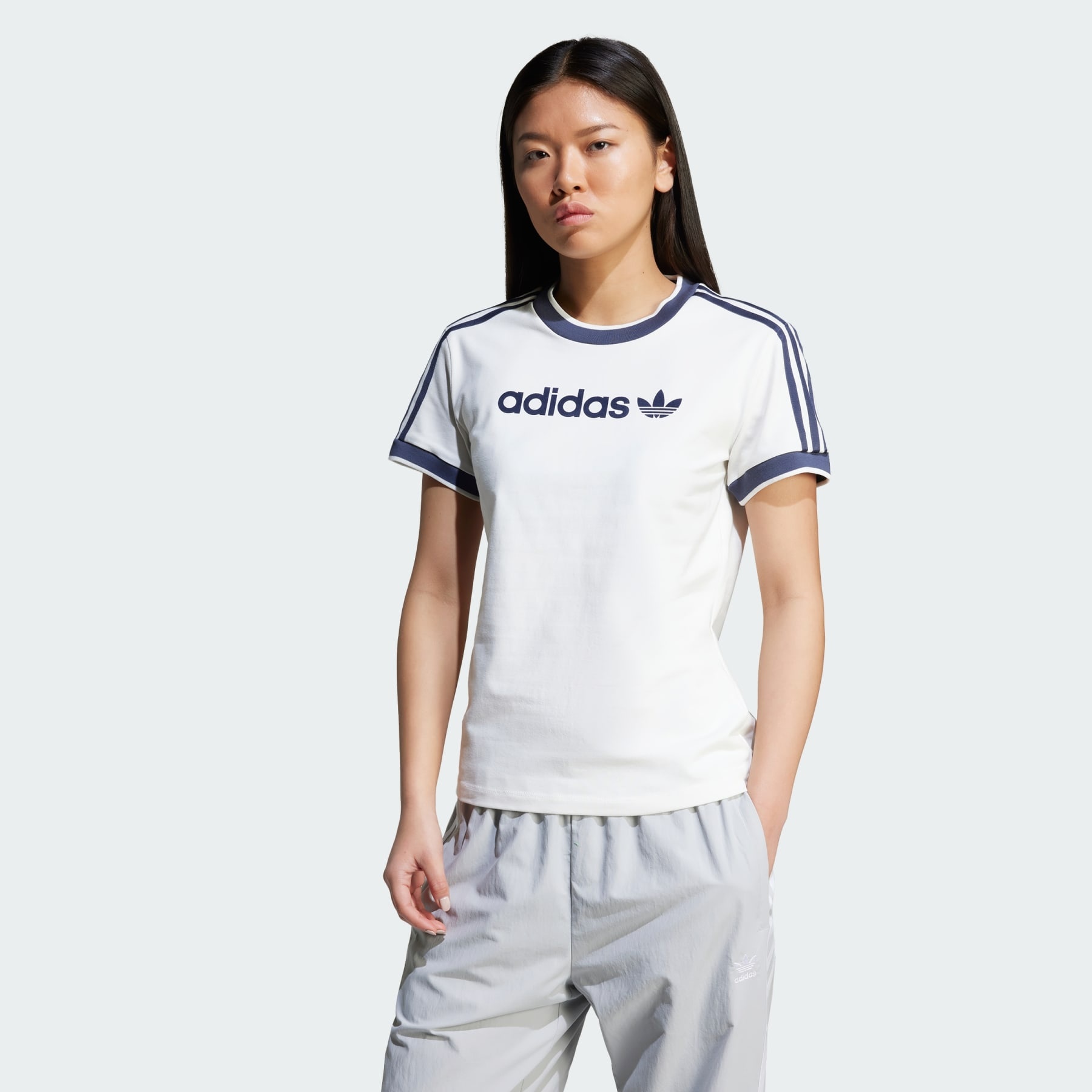 Linear Logo 3-Stripes Tee - 2
