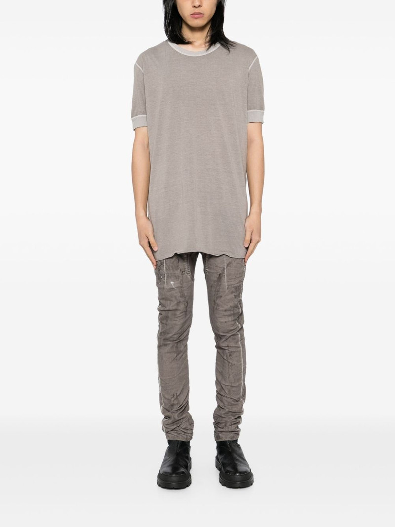 Boris Bidjan Saberi distress finish trousers outlook