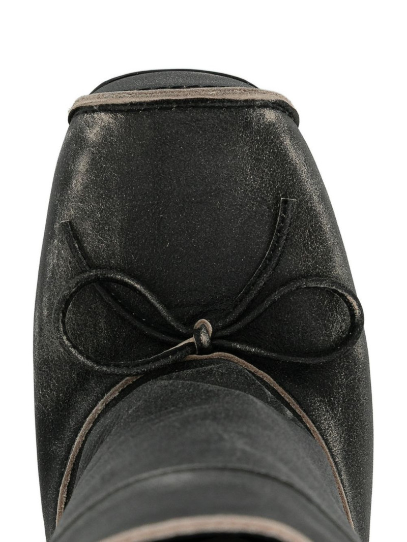 floral-stud ballet biker boots 4