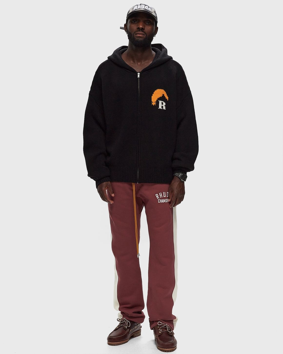 MOONLIGHT KNIT ZIP-UP HOODIE - 3