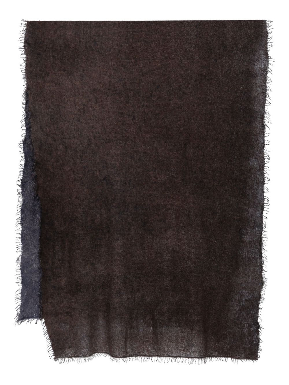 frayed cashmere scarf - 1