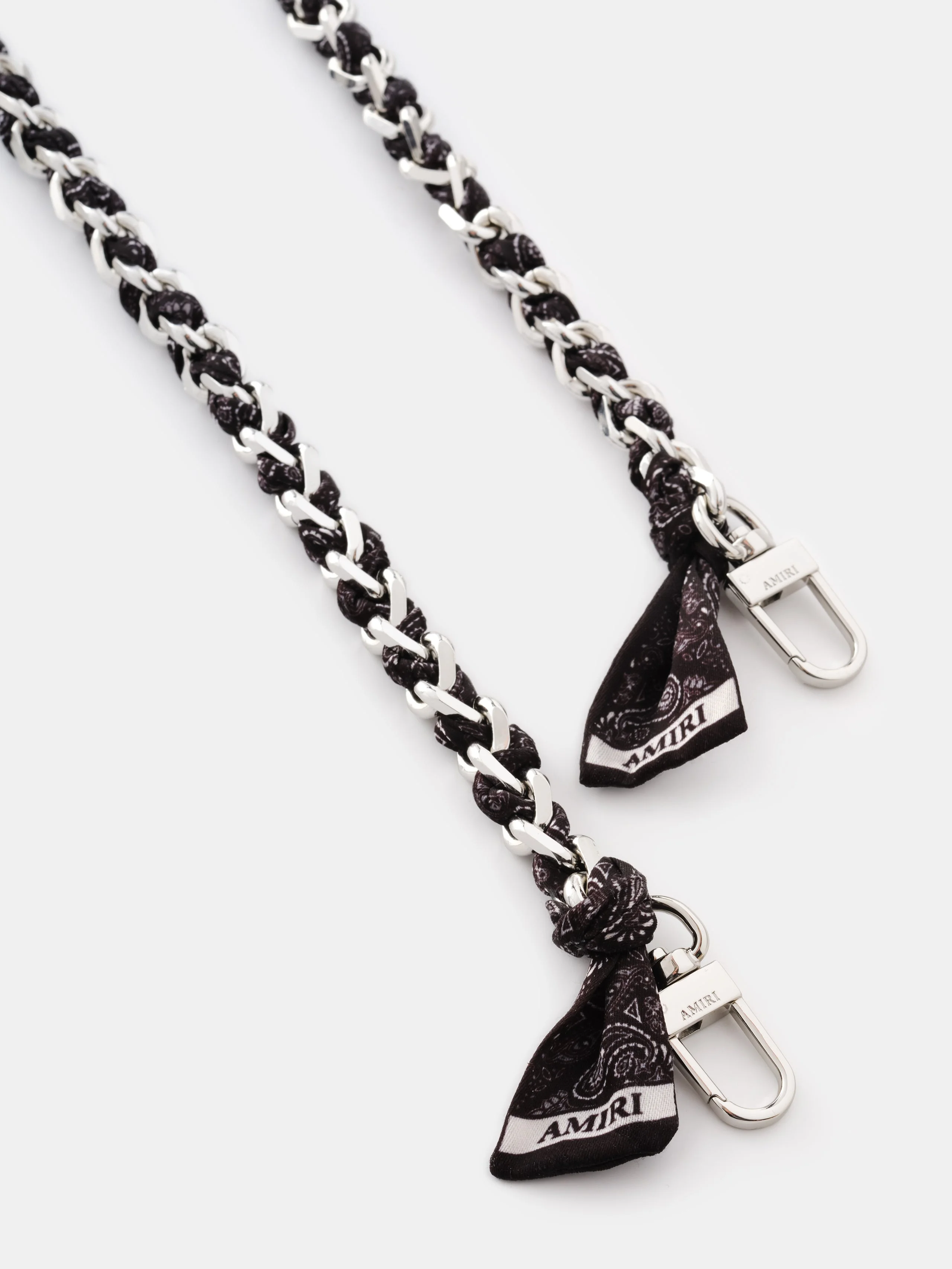 WOMEN'S BANDANA SILK CHAIN STRAP - 1
