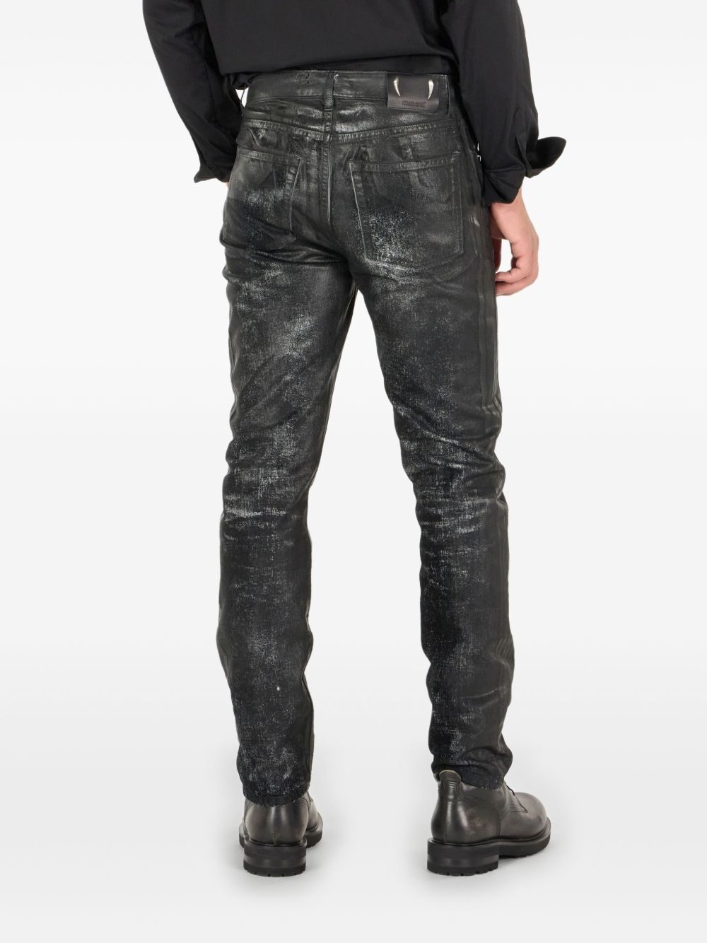 slim-cut jeans - 3